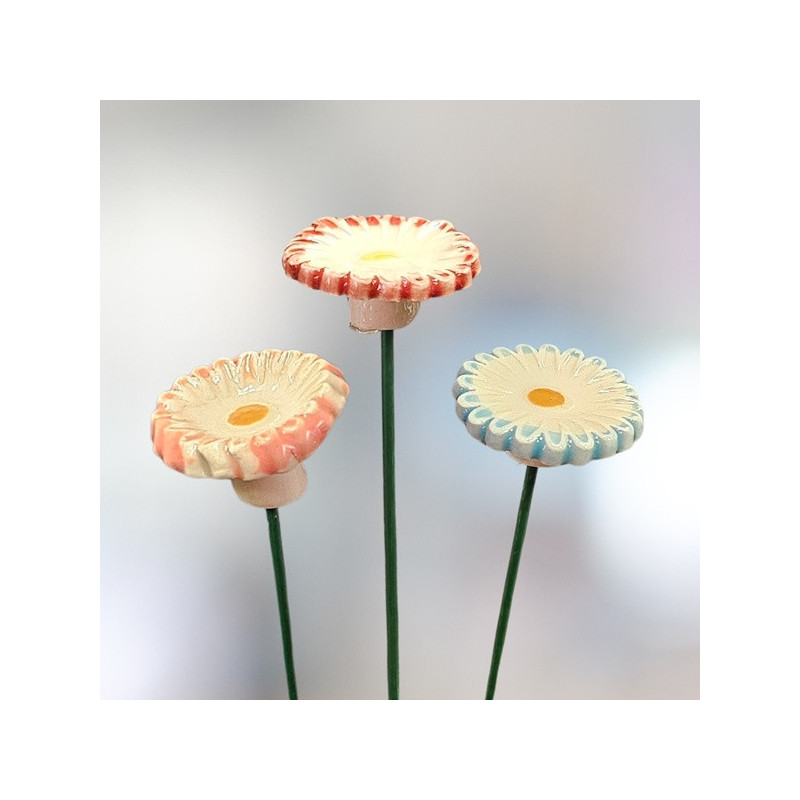 Százszorszép * kerámia virág, kicsi