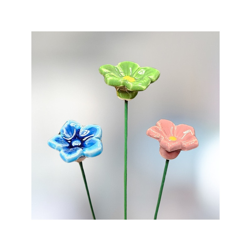 Tölcséres virág * kerámia virág, kicsi