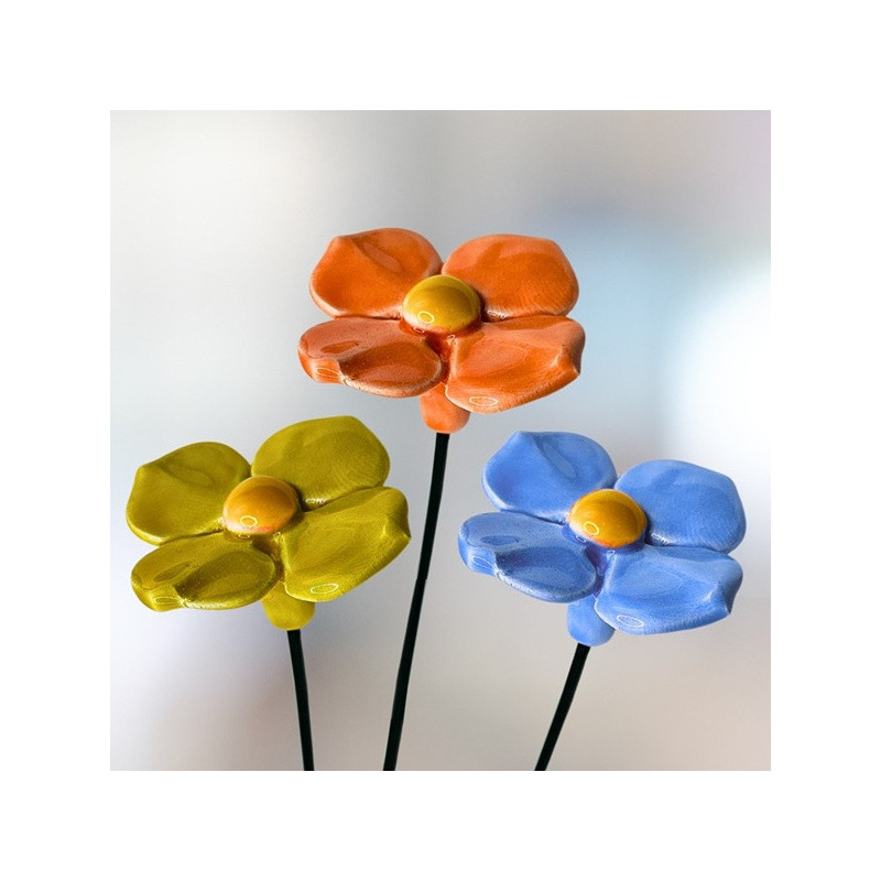 Petúnia * kerámia virág, közepes