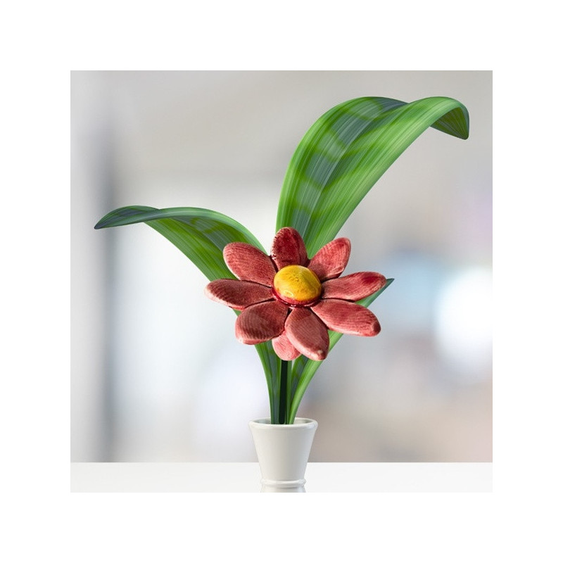 Réti margaréta * kerámia virág, közepes