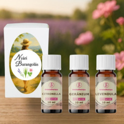 "Nyári barangolás" aromaterápiás illóolaj szett 3 x 10 ml