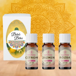 "Belső béke" aromaterápiás illóolaj szett 3 x 10 ml