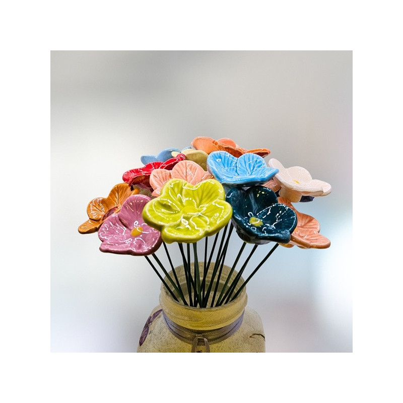 Primula * kerámia virág, közepes