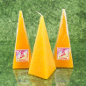 Illatos gyertya piramis alakú rusztikus több illatban