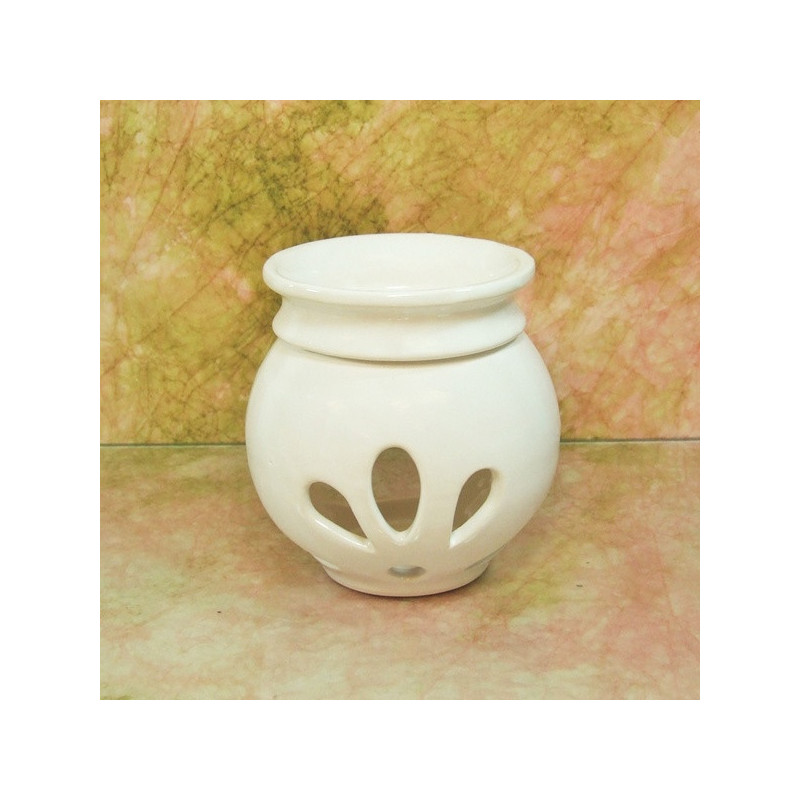 "LILIOM" aromalámpa * kerámia - fehér