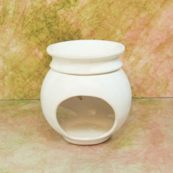 "LILIOM" aromalámpa * kerámia - fehér