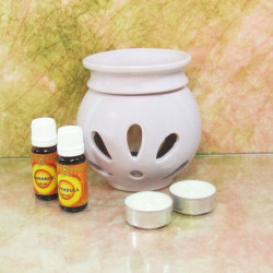 "LILIOM" aromalámpa * kerámia - halványlila * pasztell