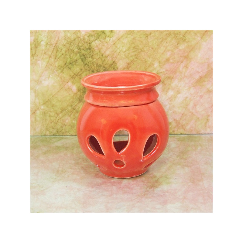 "LILIOM" aromalámpa * kerámia - korallpiros