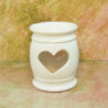 "SZÍV4U" aromalámpa * kerámia - fehér